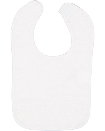 Rabbit Skins 1003 Infant Contrast Trim Terry Bib